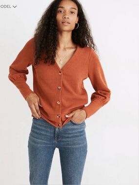 Ottoman Rib Cardigan Top
